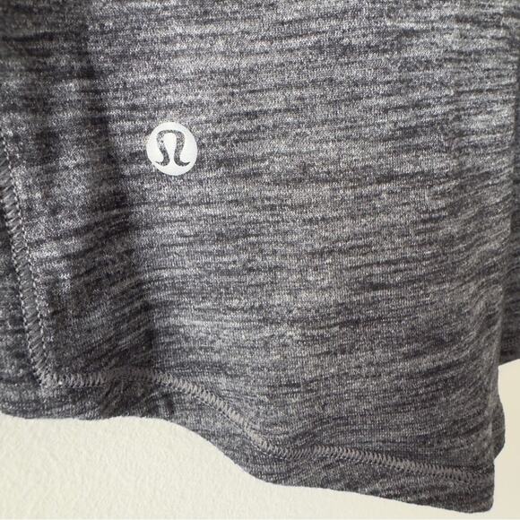 Lululemon Var-City Muscle Tank in Heathered Black size 2 lightweight top crew - Picture 7 of 9